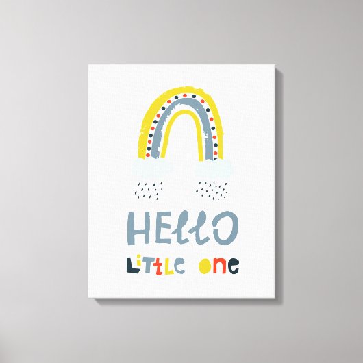 こんにちは私の小さな虹 キャンバスプリント (正面)