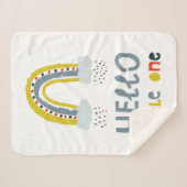 こんにちは私の小さな虹 シェルパブランケット (正面(横))