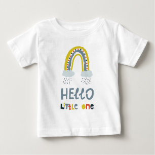 こんにちは私の小さな虹 ベビーTシャツ
