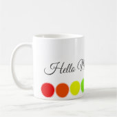 こんにちは私の日光のマグ コーヒーマグカップ (左)