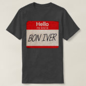 こんにちは私の魂はボンアイバーTシャツ Tシャツ (デザイン正面)