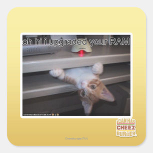 こんにちは私はあなたのRAMをアップグレードした スクエアシール