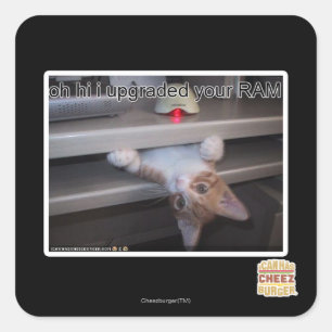 こんにちは私はあなたのRAMをアップグレードした スクエアシール