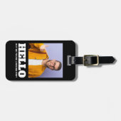 こんにちは私はあなたは探してカスタム写真 ラゲッジタグ (正面横)