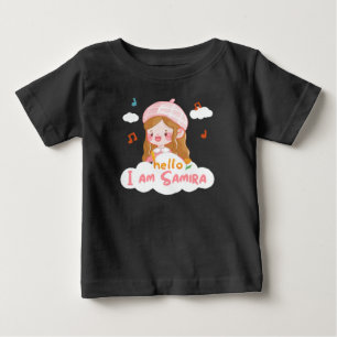 こんにちは私はサミラ ベビーTシャツ
