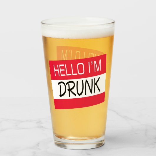 こんにちは私はユーモアで飲す タンブラーグラス (ドリンク正面)