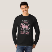 こんにちは私はリリアンと私は馬かわいいハートパッター大好き Tシャツ (正面フル)