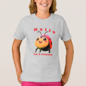 こんにちは私はレディバグです Tシャツ (正面)