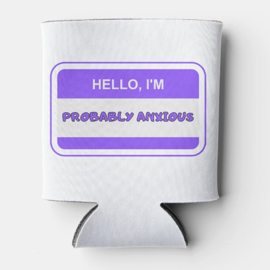 こんにちは私は不安かもしれない 缶クーラー (正面)