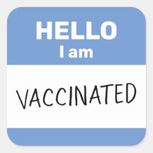 こんにちは私は予防接種を受けた