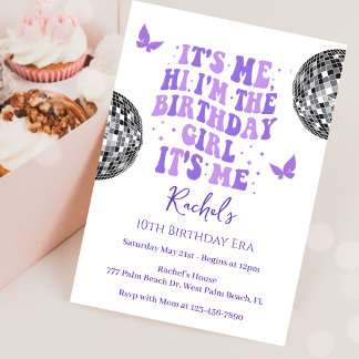 こんにちは私は私の誕生日時代誕生日招待状 招待状