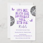 こんにちは私は私の誕生日時代誕生日招待状 招待状 (正面)