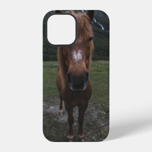 こんにちは私は馬です iPhoneケース (裏面)