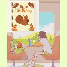 こんにちは秋かわいい🤎🍂🍁🥨 ノートブック