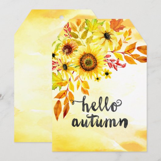 こんにちは秋 (正面/裏面)