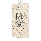 「こんにちは秋」 カーエアーフレッシュナー (左)