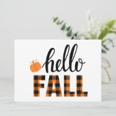 こんにちは秋 カード (スタンド正面)