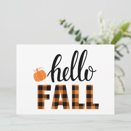 こんにちは秋 カード (スタンド正面)