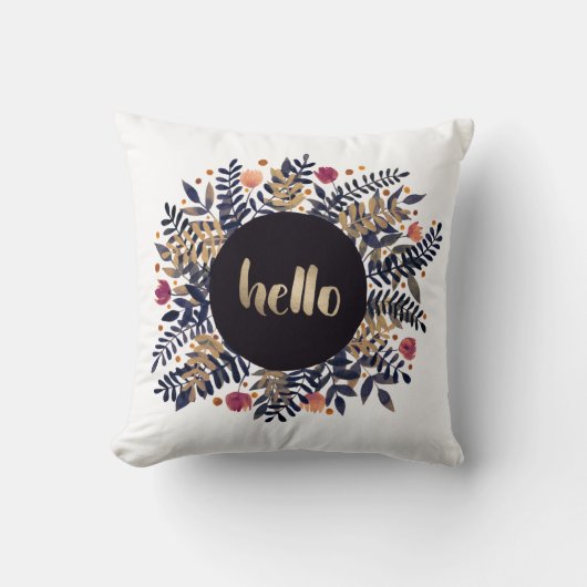 こんにちは秋 クッション (正面)