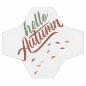 こんにちは秋 サッカーボール (フラット)