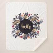 こんにちは秋 シェルパブランケット (正面)