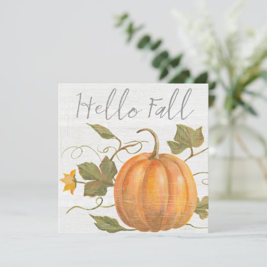 こんにちは秋 シーズンカード (スタンド正面)