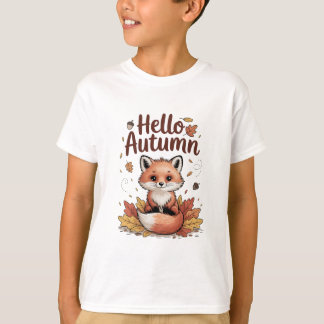 こんにちは秋 Tシャツ