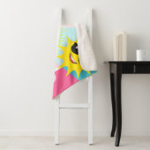 こんにちは粋なデザインのための夏の幸せな晴れた日 シェルパブランケット (インサイチュ)