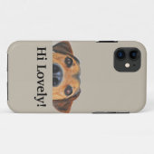 こんにちは素敵！ iPhone 11ケース愛犬家 Case-Mate iPhoneケース (裏面(横))