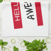 こんにちは素晴らし キッチンタオル (折り畳み)