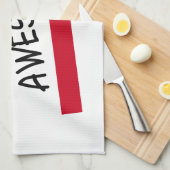 こんにちは素晴らし キッチンタオル (四つ折り)