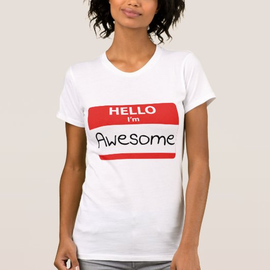 こんにちは素晴らし Tシャツ (正面)