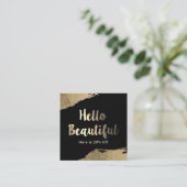 こんにちは美しいメーキャップアーティストの金ゴールドの打撃の紹介 紹介カード (スタンド正面)