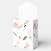 こんにちは美しい水彩画の花柄 フェイバーボックス (オープン)