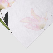 こんにちは美しい水彩画の花柄 薄葉紙 (詳細)