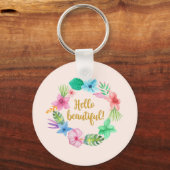 こんにちは美しい! キーホルダー (正面)