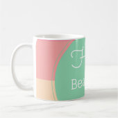 こんにちは美しい コーヒーマグカップ (左)