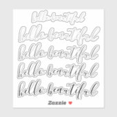 こんにちは美しい!シール シール (シート)