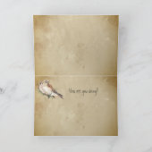 こんにちは考えケストレル《鳥》ハヤブサバードカード カード (内部)