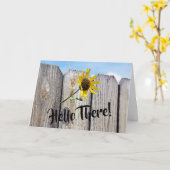 こんにちは聖なる書物、 経典祈りの言葉カード1 Thess。5:11 カード (黄色い花)