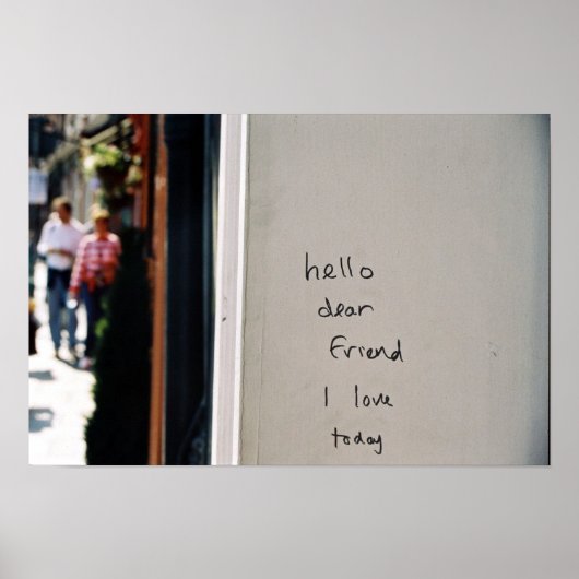 こんにちは親愛こんにちは私は今日が大好き ポスター (正面)