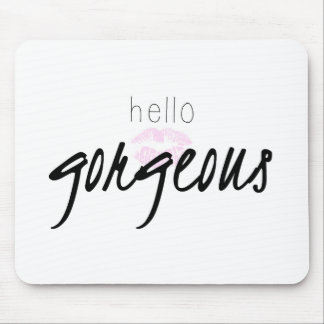 こんにちは豪華なマウスパッド マウスパッド