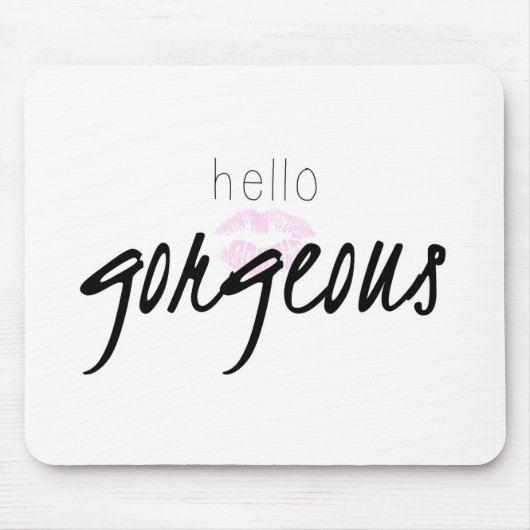 こんにちは豪華なマウスパッド マウスパッド (正面)