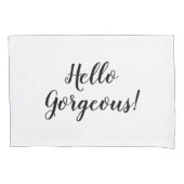 こんにちは豪華な手の教養がある枕箱 枕カバー (正面)