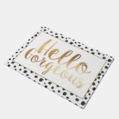 こんにちは豪華な、ドアマット ドアマット (アングル)