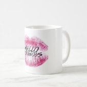 こんにちは豪華 コーヒーマグカップ (正面右)