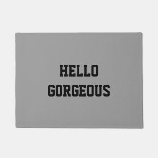 こんにちは豪華 ドアマット