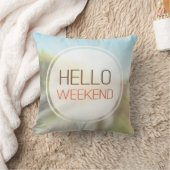 こんにちは週末2 クッション (ブランケット)