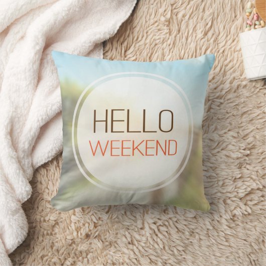 こんにちは週末2 クッション (ブランケット)