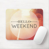 こんにちは週末3 マウスパッド (マウス)